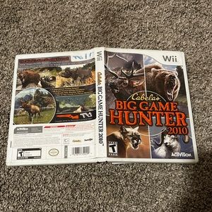 Cabela’s big game hunter 2010 Wii game